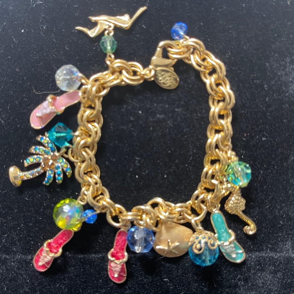 Kirk’s Folly Beach Theme Charm Bracelet